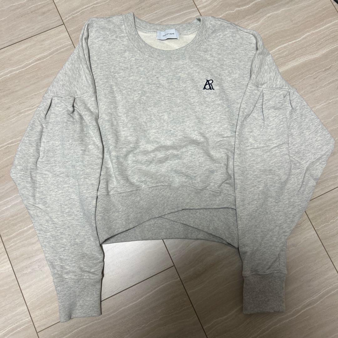 ADAMETROPE' 【サステナブル】パフスリーブスウェット