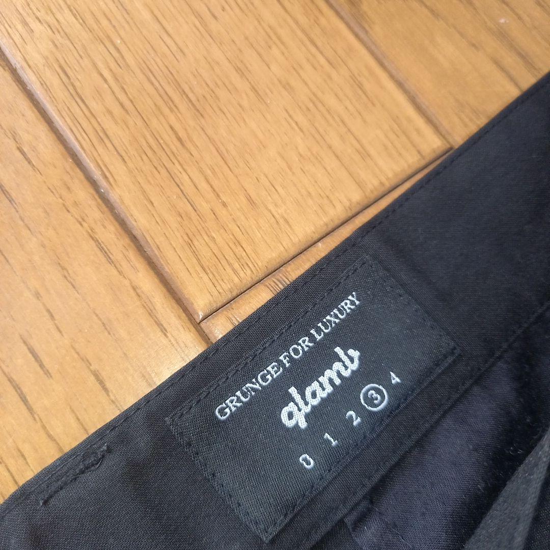 グラム glamb シモンジョッパーズパンツ サルエル ブラック 切り替えリブ