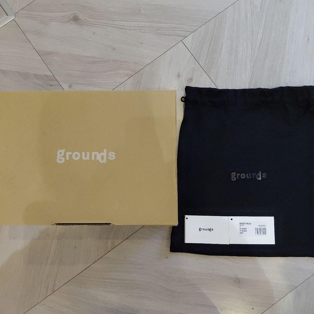 美品★grounds MOOPIE NAZCA BLACK 23cm