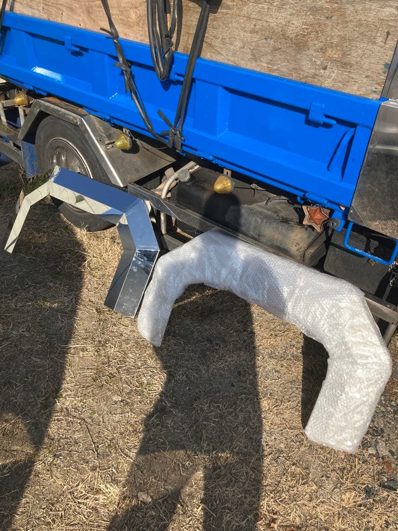 アートトラック　デコトラステンレスバスフェンダー　リアフェンダー左右セット