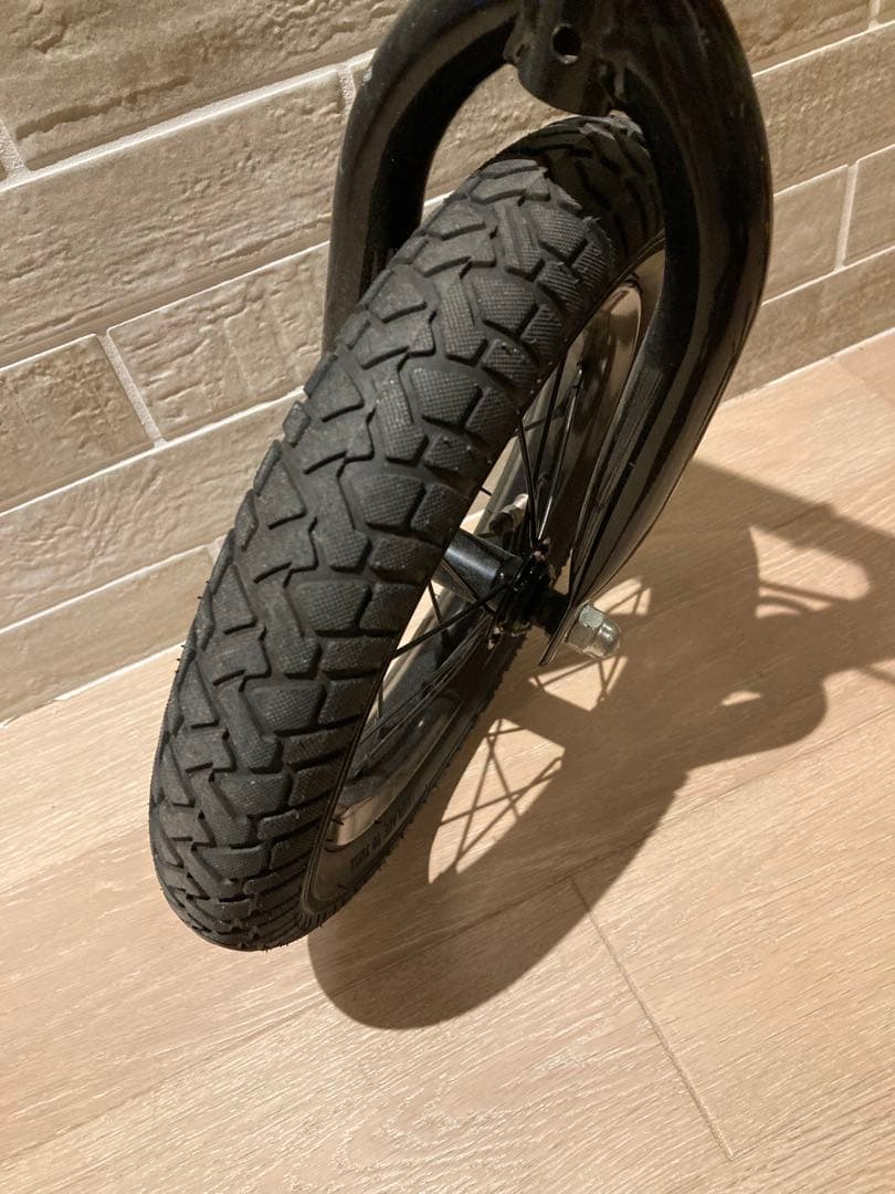 SPARKY スパーキー　キックバイク　イエロー　ブレーキ　スタンド付