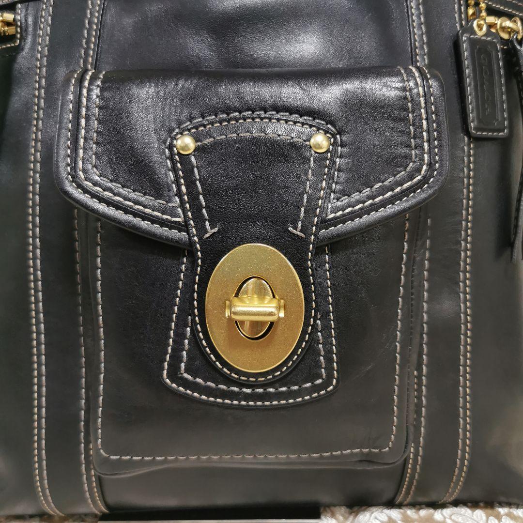 希少　コーチ　COACH　トートバッグ　レザー　F12888