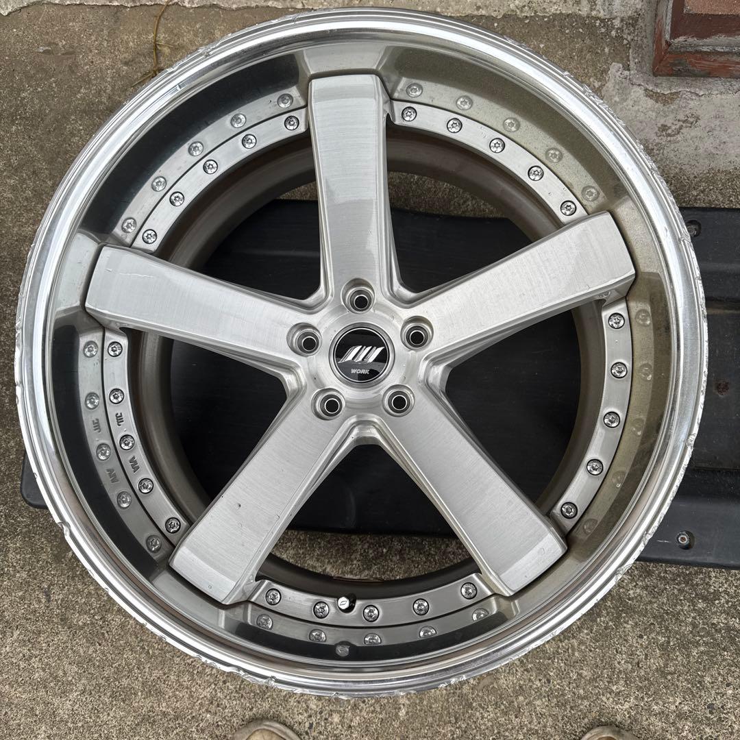 20インチ 10.5J -6 WORK シュバート エモーション 深リム