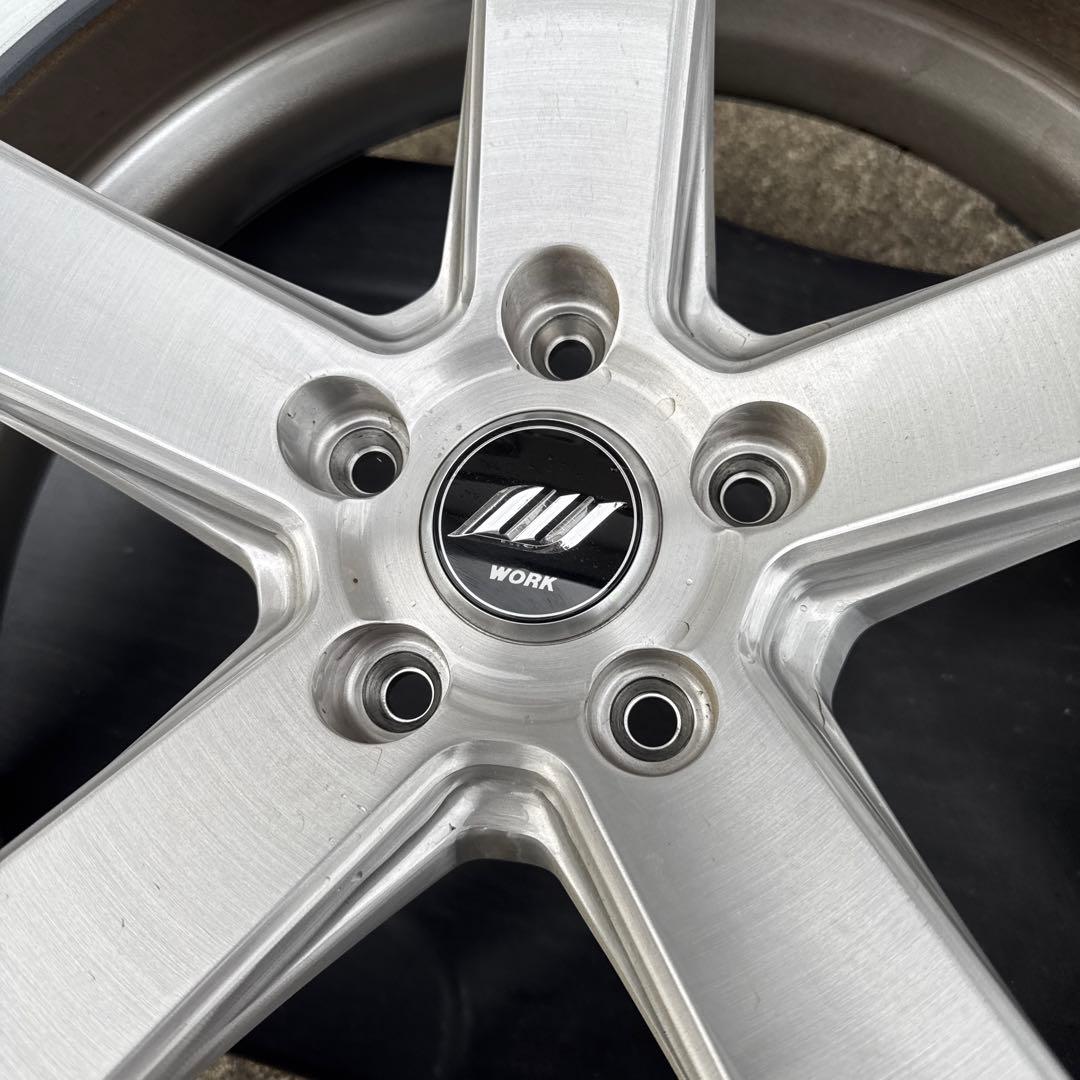 20インチ 10.5J -6 WORK シュバート エモーション 深リム