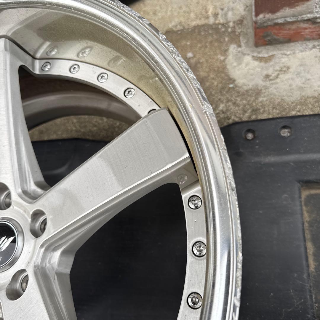 20インチ 10.5J -6 WORK シュバート エモーション 深リム