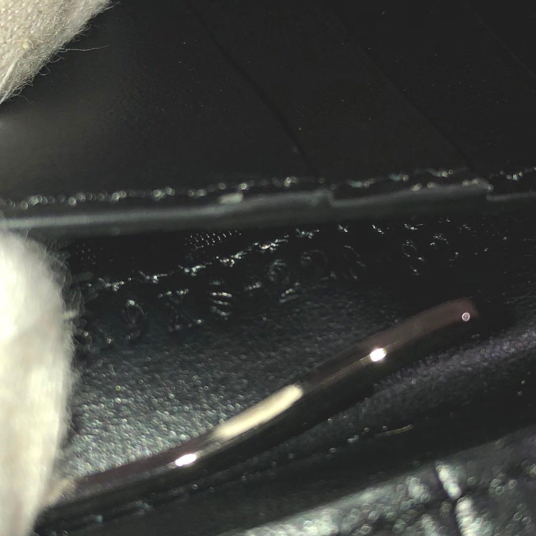 未使用✨フェンディFENDI ズッカ　レザー ロゴ マネークリップ