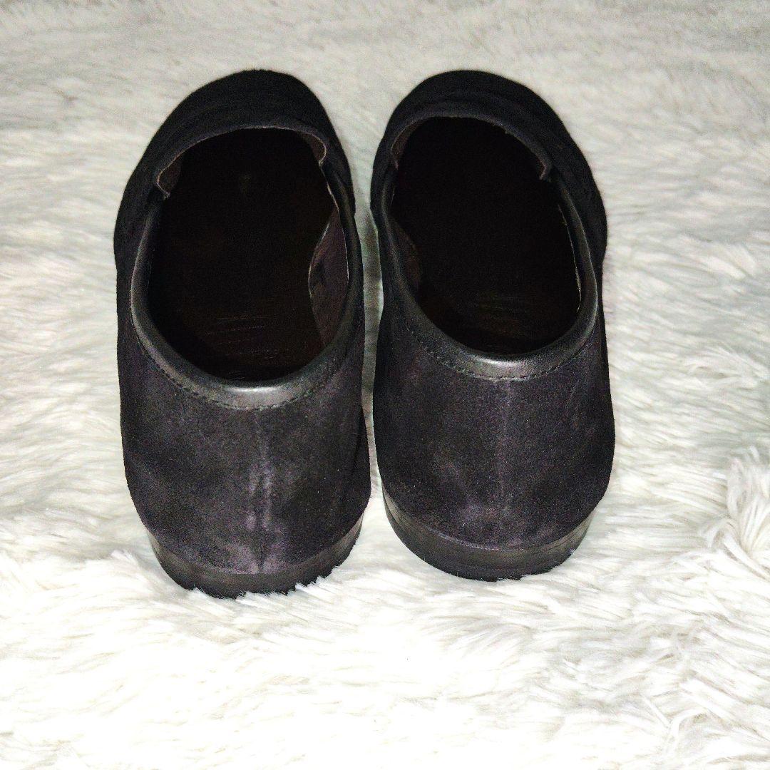 【未使用】polpettaポルペッタ　スエードローファー　黒　40