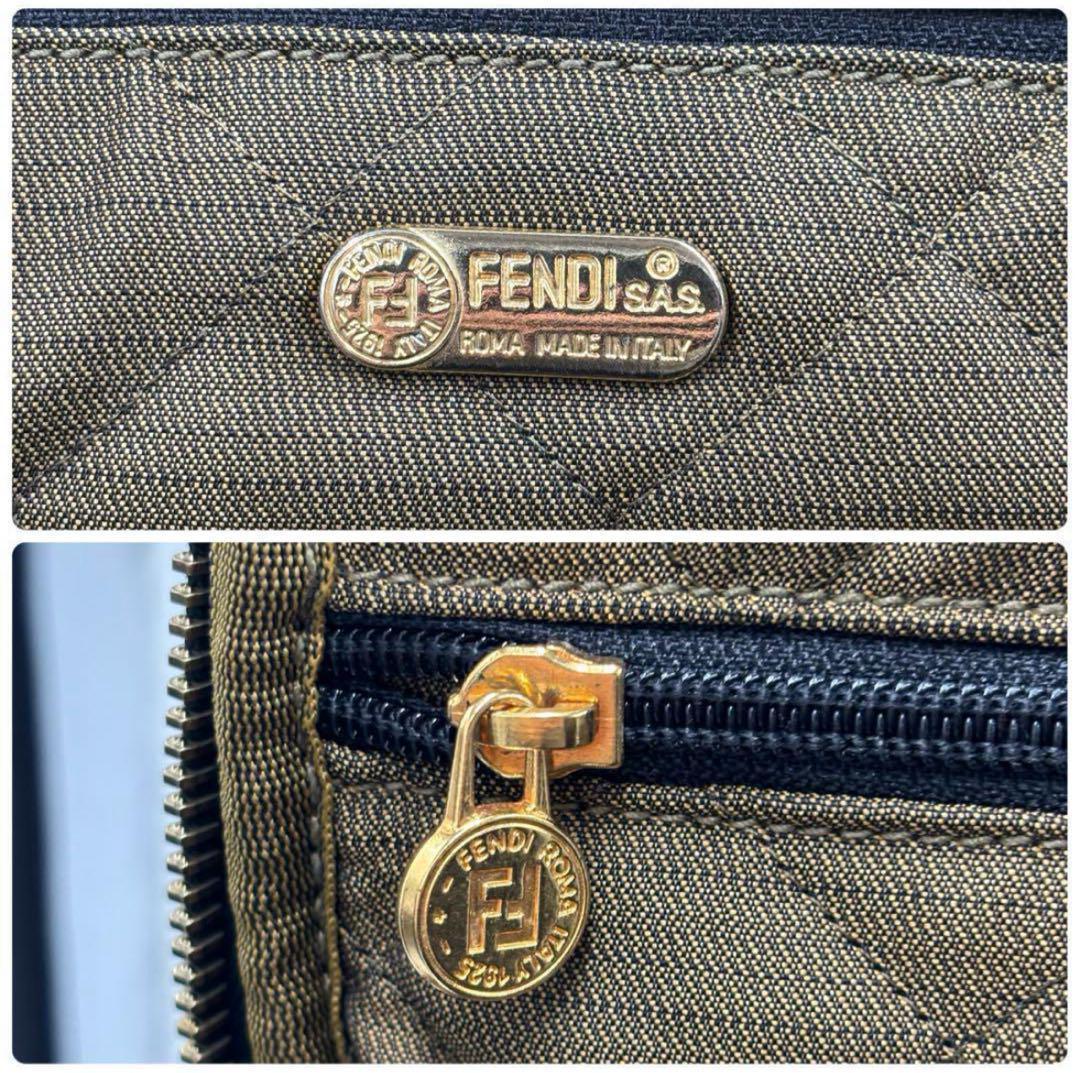 希少品FENDI フェンディ ズッカ柄　2輪キャリーケース　スーツケース　大容量