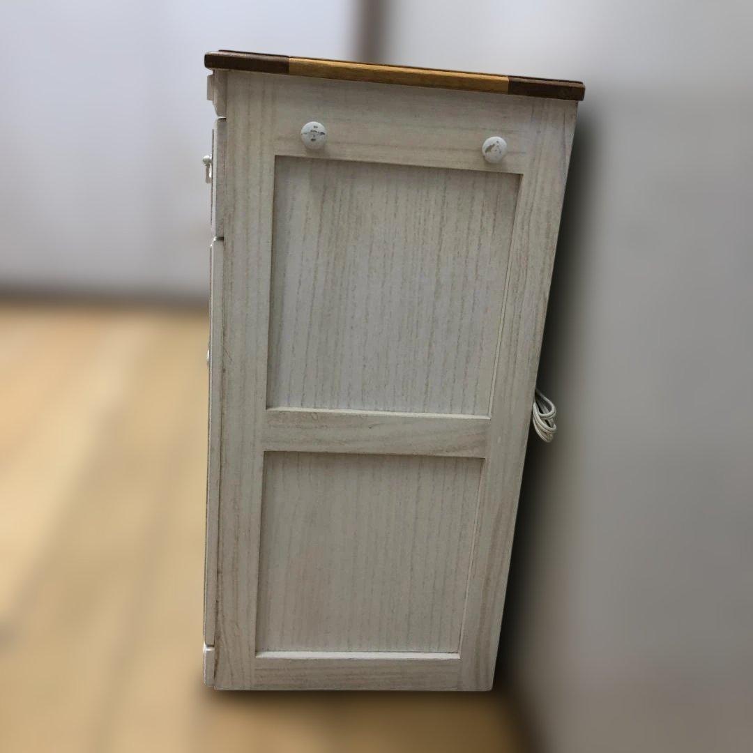 送料無料 キッチンカウンター MUD-6248WS キャスター付き 88250