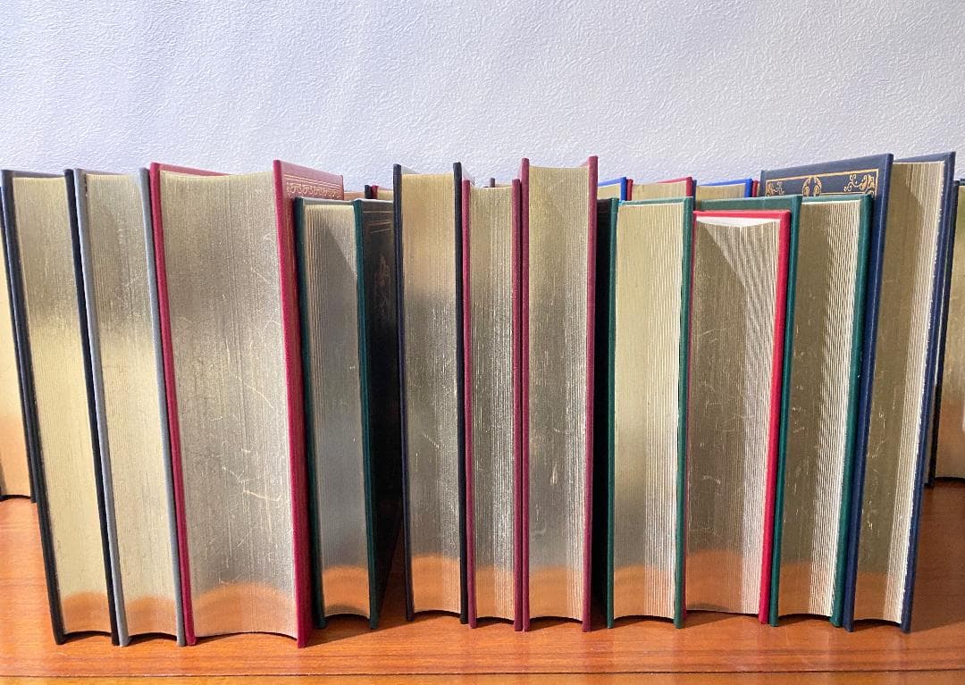 フランクリン　ライブラリー　装本は　牛革　3方金装（22金箔）47冊　セット