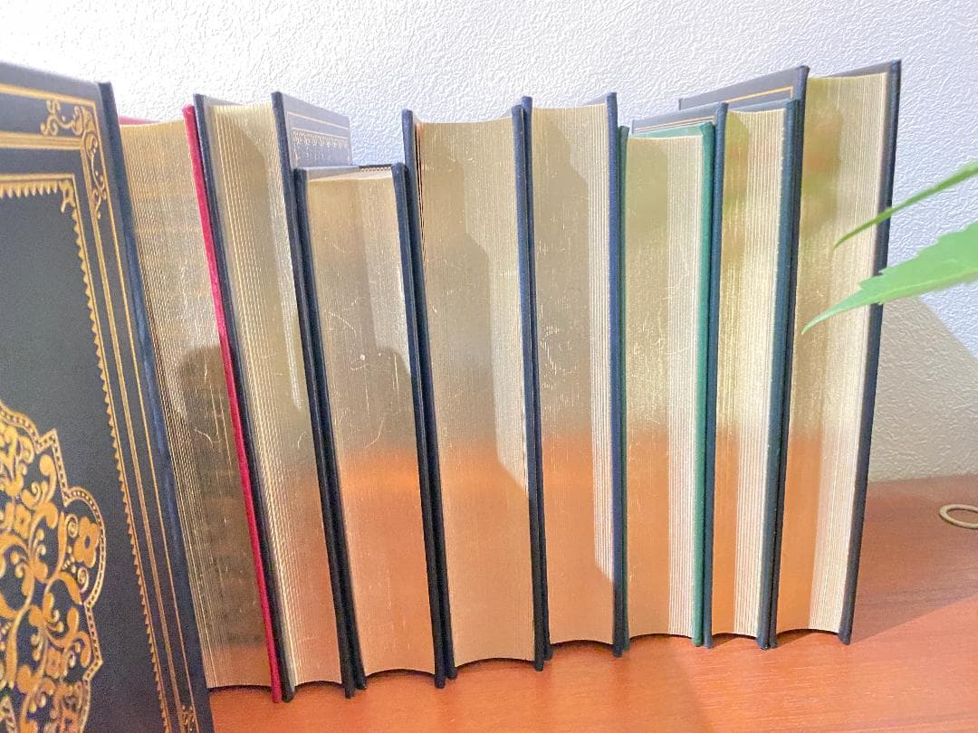 フランクリン　ライブラリー　装本は　牛革　3方金装（22金箔）47冊　セット