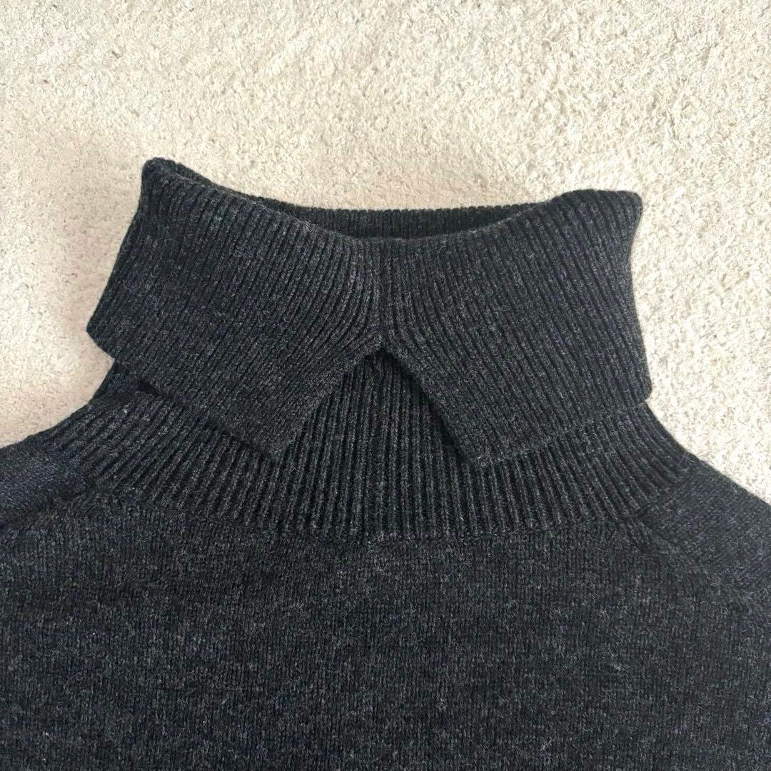 AP STUDIO タートルネックニットワンピース 38 ウール