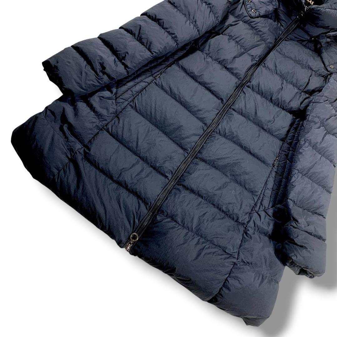 美品✨タトラス ダウンコート ポリテアマ ブラック ナイロン フード 3