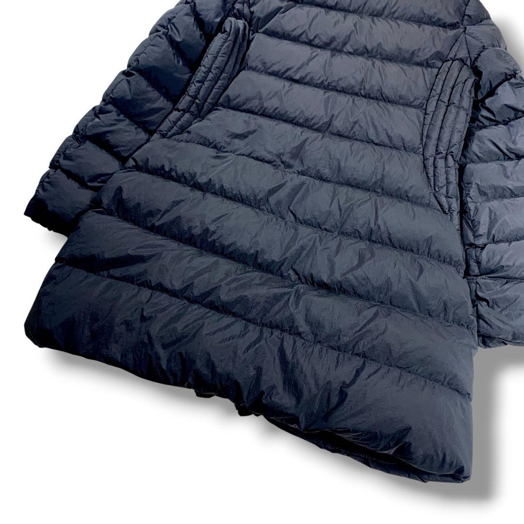 美品✨タトラス ダウンコート ポリテアマ ブラック ナイロン フード 3