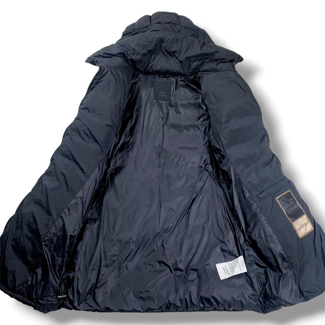 美品✨タトラス ダウンコート ポリテアマ ブラック ナイロン フード 3