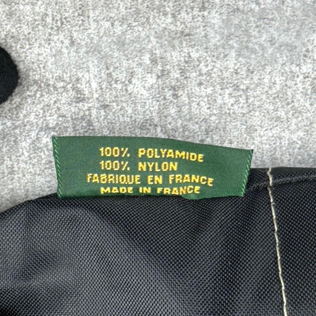 美品　エルベシャプリエ　Nライン　舟形トート　バイカラー　ブラック×ベージュ