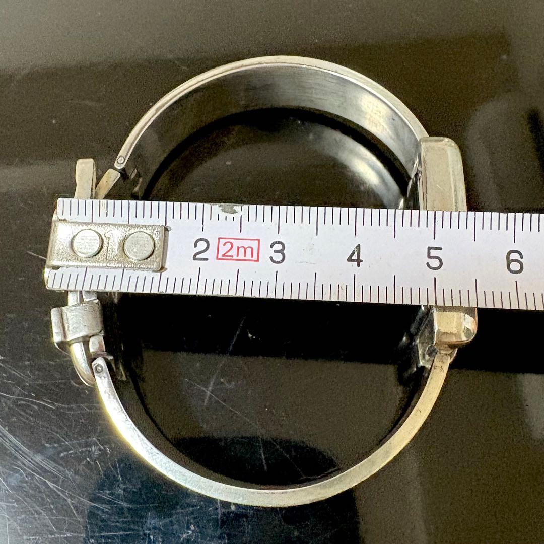 銀製腕時計　バングルタイプ　Silver シルバー925 稼働品 60.8g