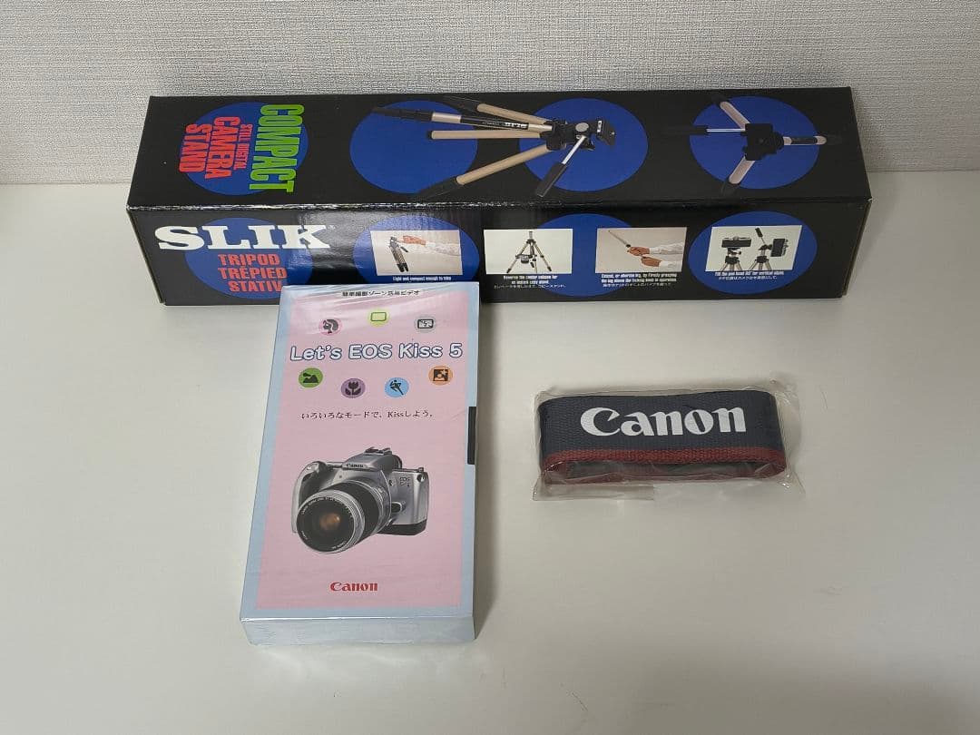 新品 Canon EOS kiss 5・レンズ2本 他 当時のセット品