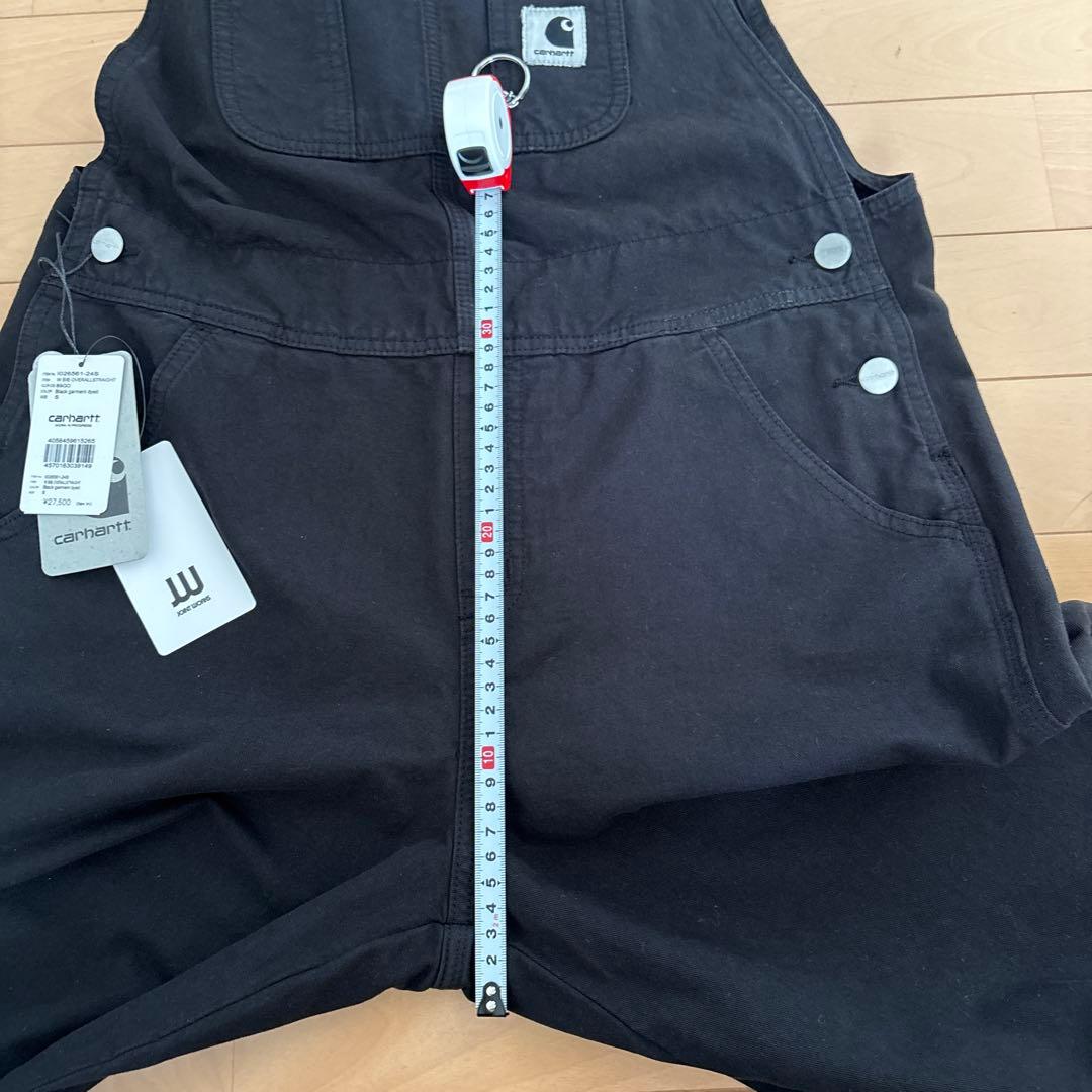 Carhartt ブラックオーバーオール Sサイズ
