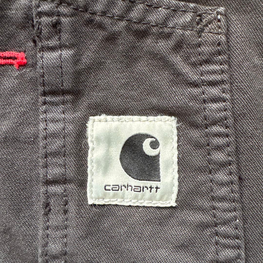 Carhartt ブラックオーバーオール Sサイズ