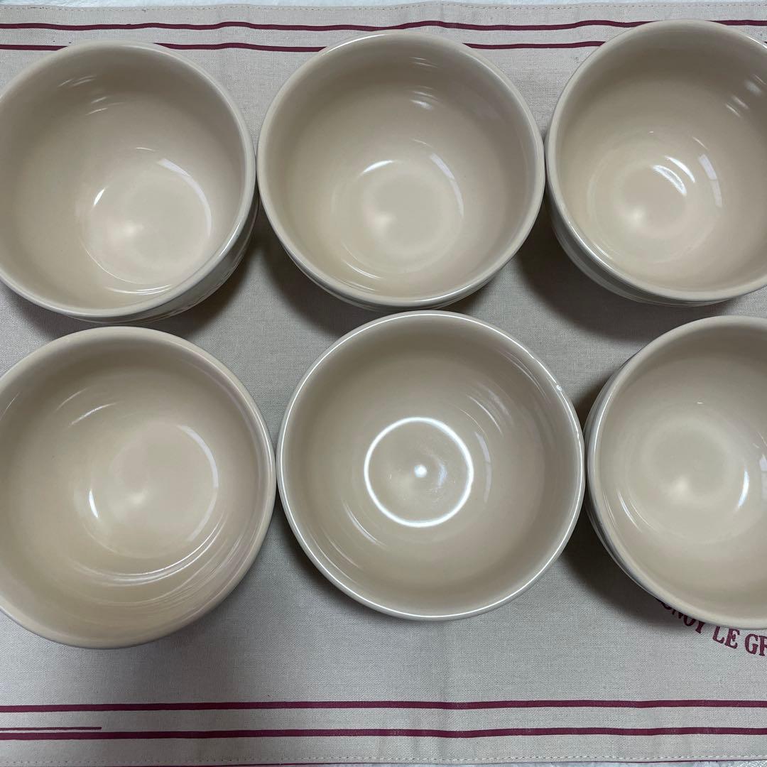 +Sg＊ LE CREUSET シャイニーストーン ライスボウル 6個