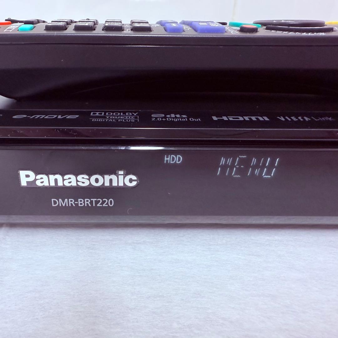 Panasonicパナソニック DMR-BRT220 DVDレコーダー　動作良好