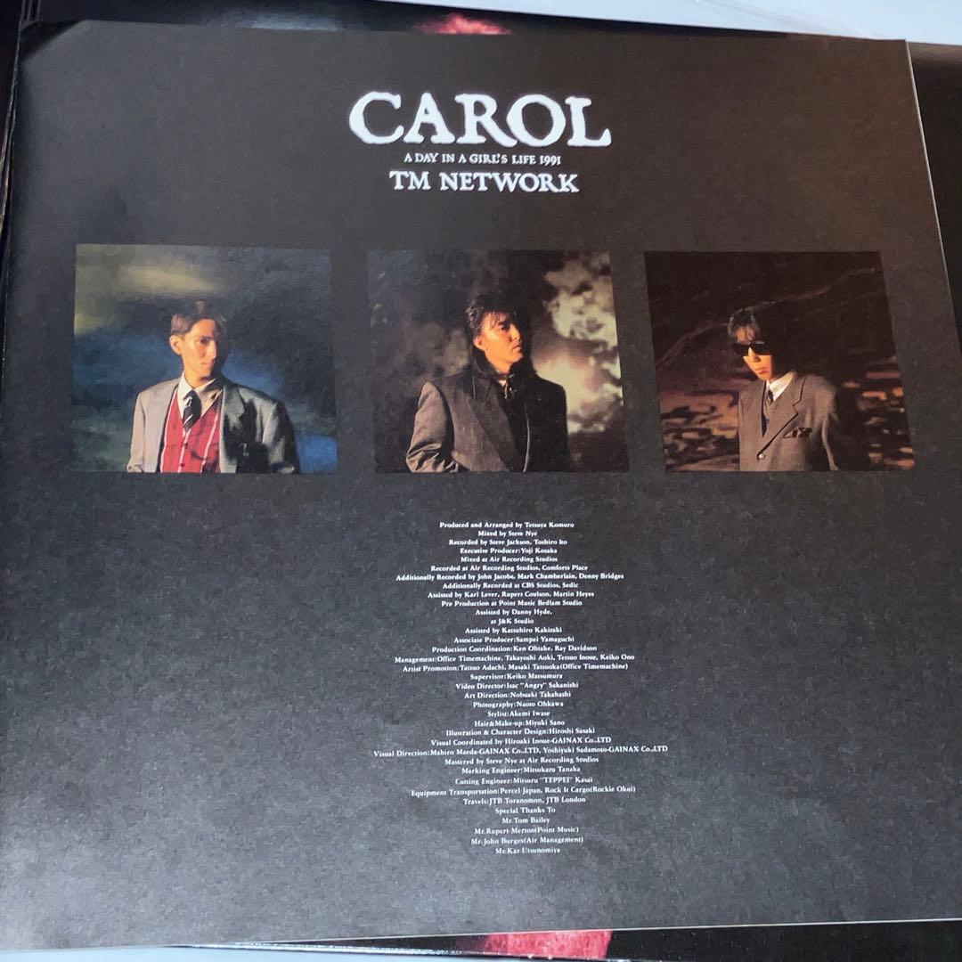 レア盤TM NETWORK「CAROL」2枚組レコード 初回マト！逆襲のシャア