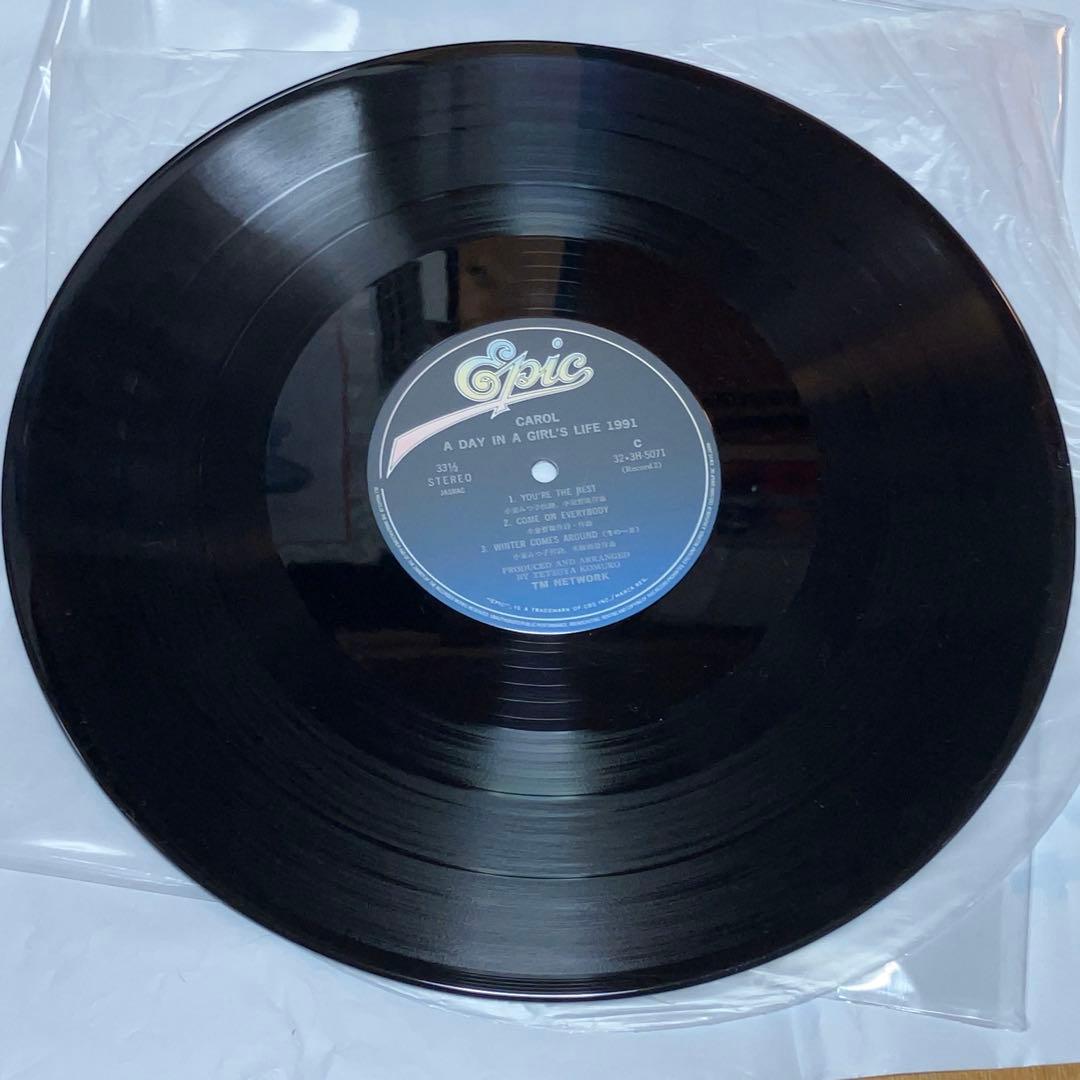 レア盤TM NETWORK「CAROL」2枚組レコード 初回マト！逆襲のシャア