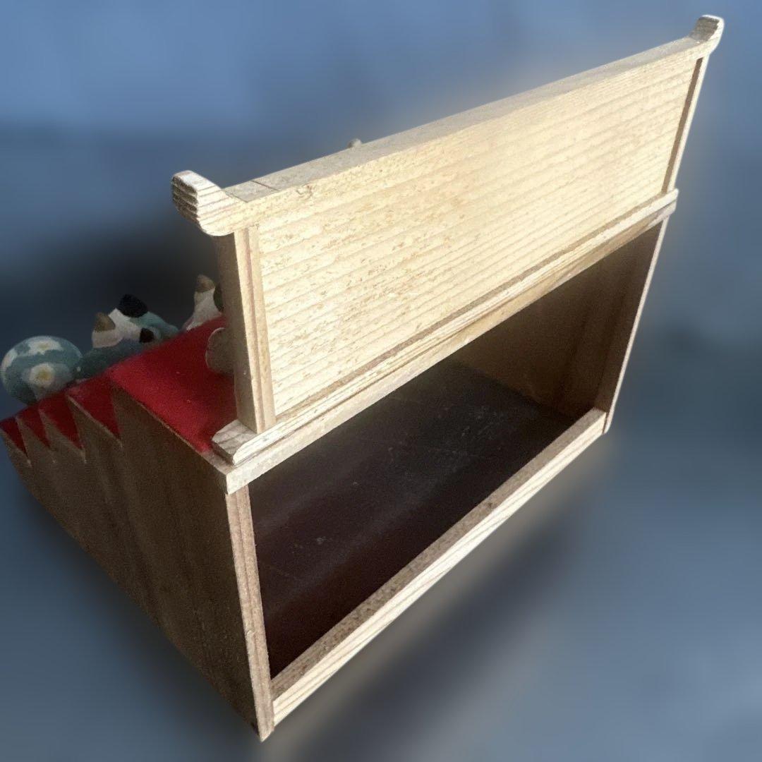 希少品❣️可愛すぎる❣️ヴィンテージ土人形　雛人形段飾りミニチュア