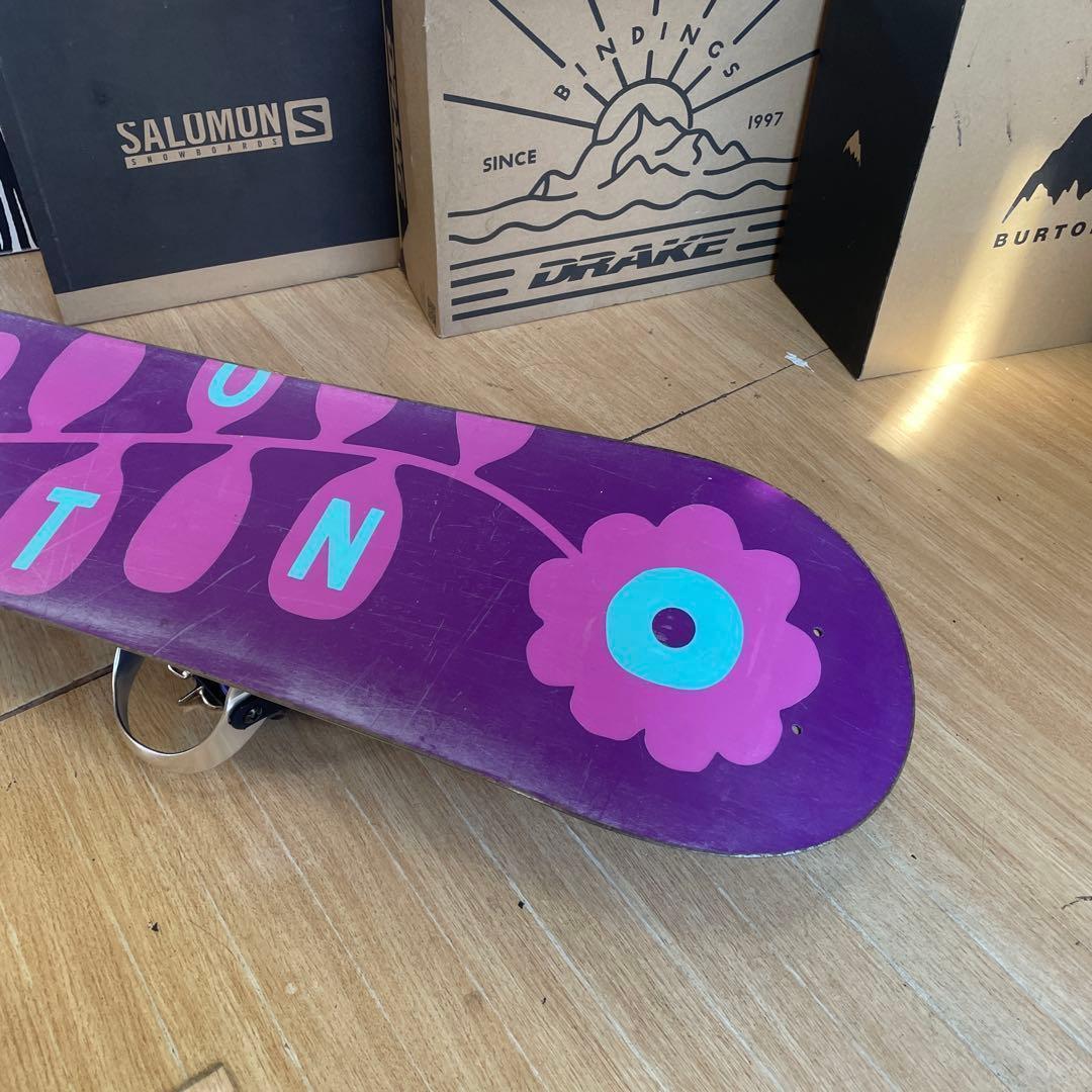 BURTON　キッズスノーボードセット　120cm　バートン　バイン付4点セット