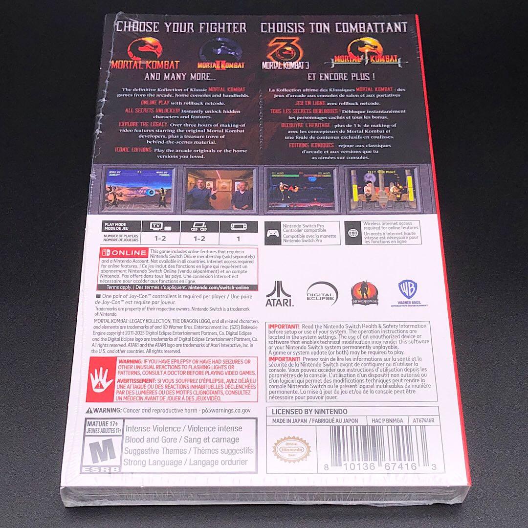 Nintendo Switch Mortal Kombat Legacy Kollection switch
