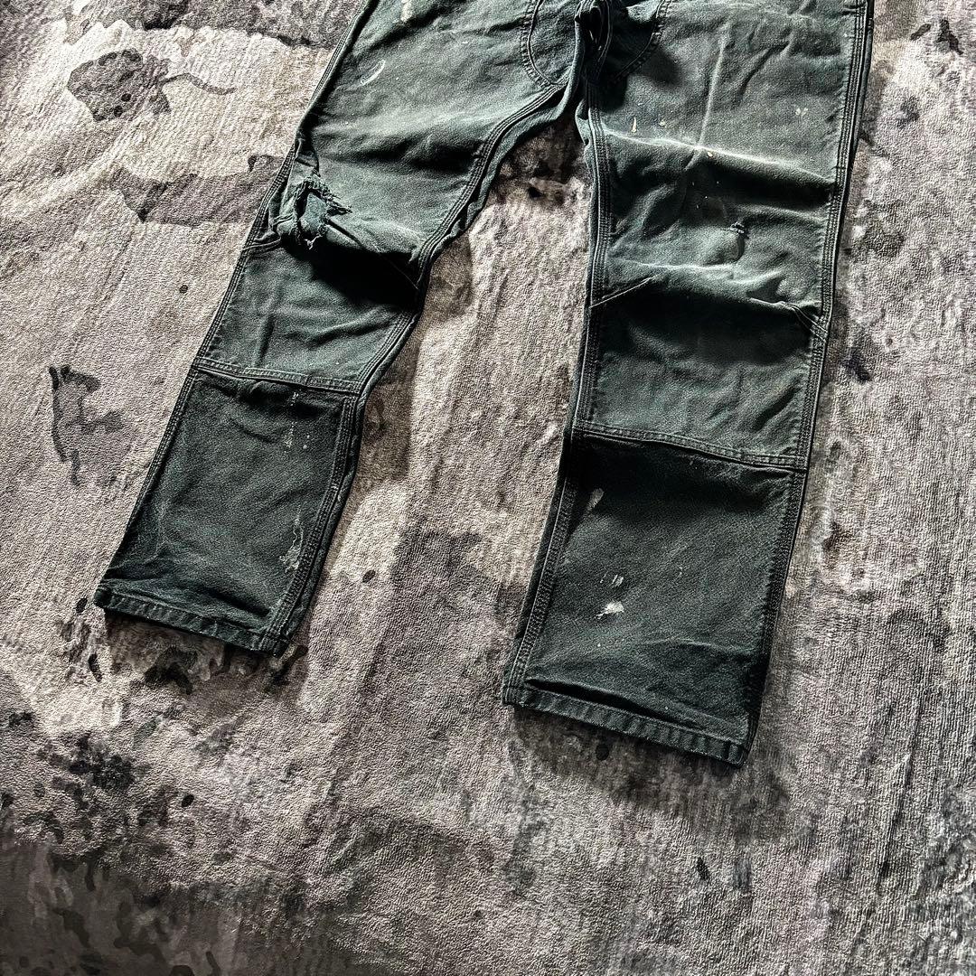 コメ欄セール！一点物 良フェード ダブルニー B134 ダック地 雰囲気系