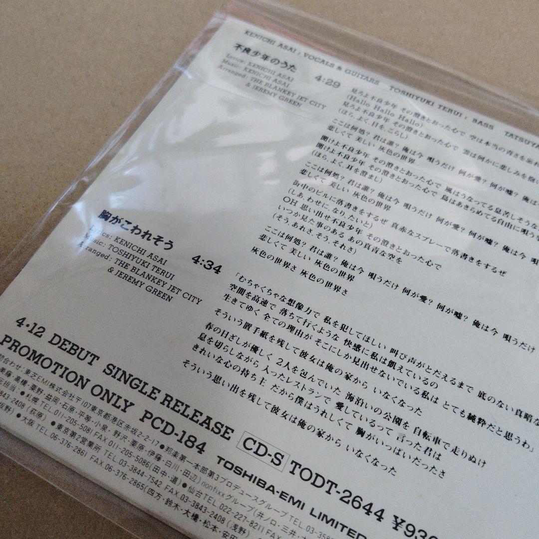 【非売品】ブランキージェットシティ　不良少年のうた　プロモオンリー　サンプルCD