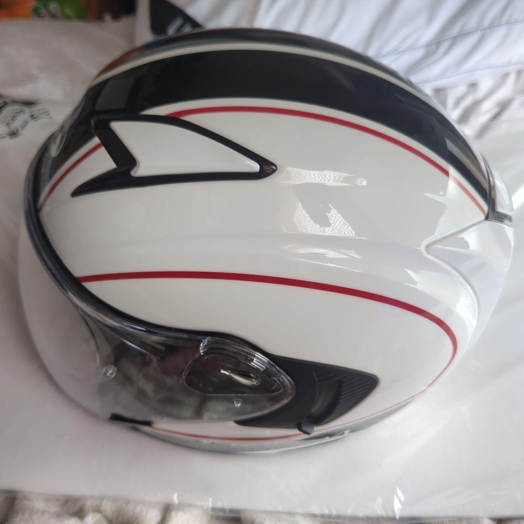 Kabuto ジェットヘルメット ホワイト/ブラック EXCEED DELIE