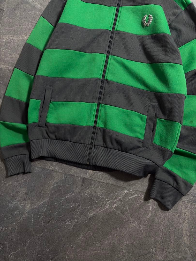 トップス 00s FRED PERRY wide border track jacket