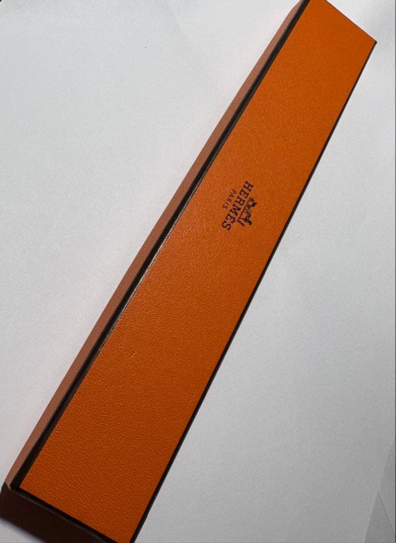 美品✨HERMES エルメス セリエ イプソPM 携帯ストラップ オレンジ 箱付