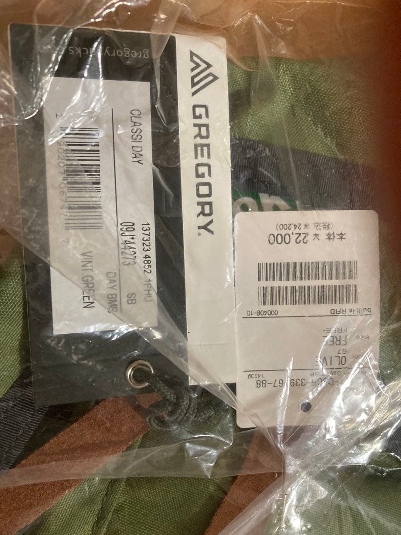 くまザル GREGORY VINTAGE DAY PACK 新品