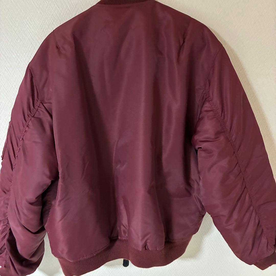 MA1 フライトジャケット キングクリムゾン　ロックバンド　Lサイズ