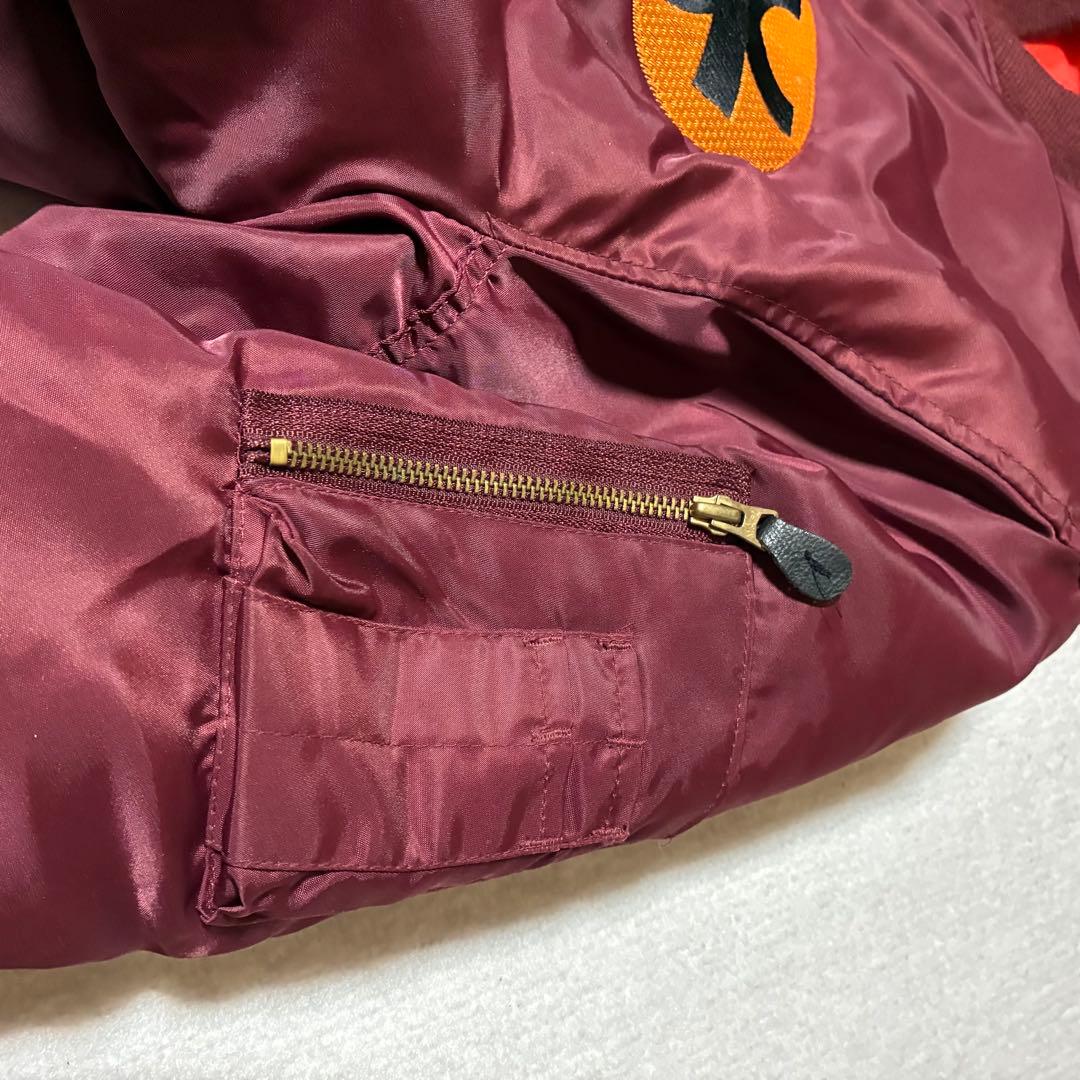 MA1 フライトジャケット キングクリムゾン　ロックバンド　Lサイズ