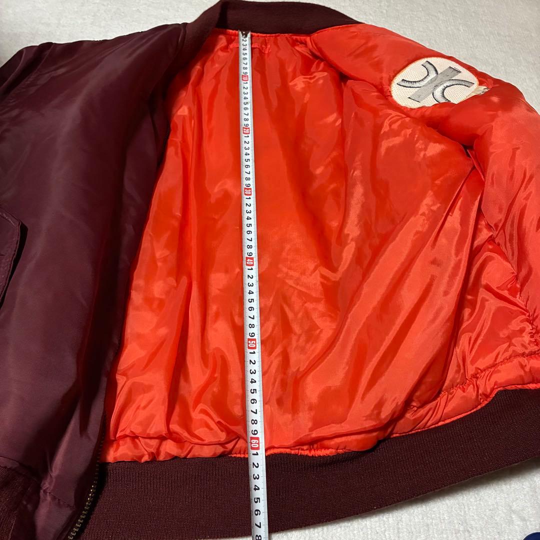 MA1 フライトジャケット キングクリムゾン　ロックバンド　Lサイズ