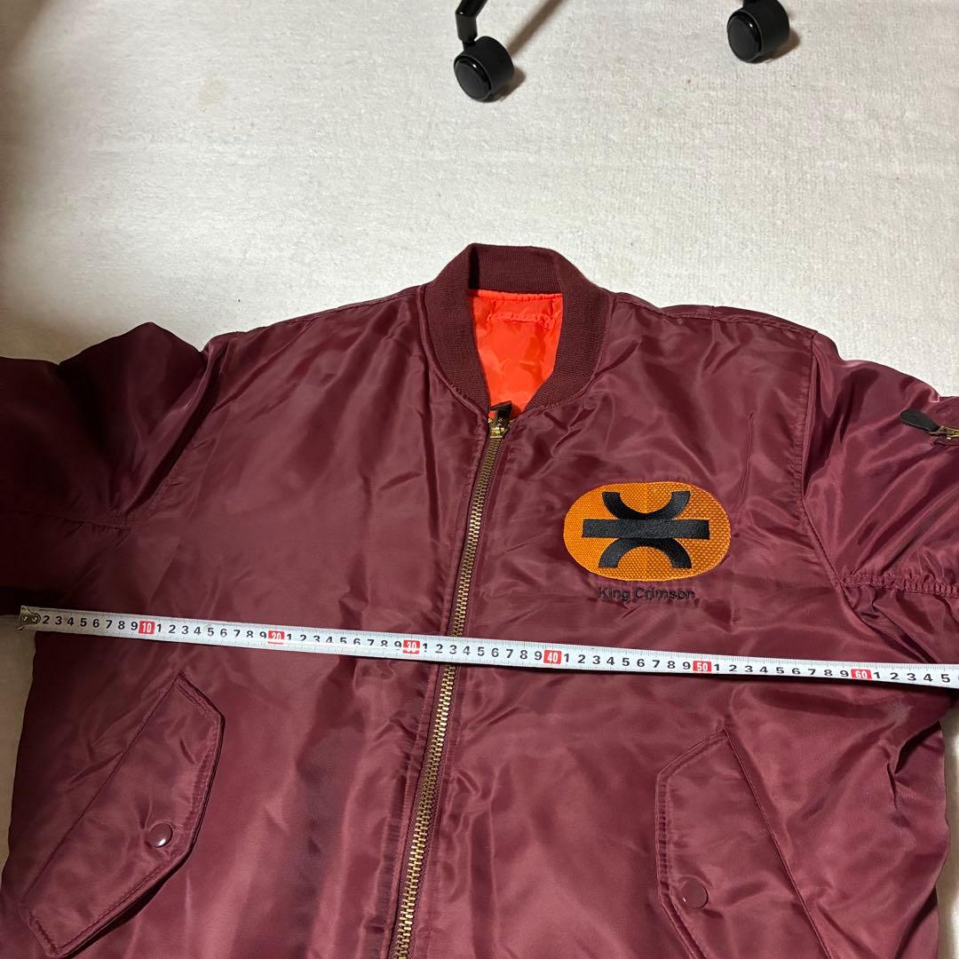 MA1 フライトジャケット キングクリムゾン　ロックバンド　Lサイズ