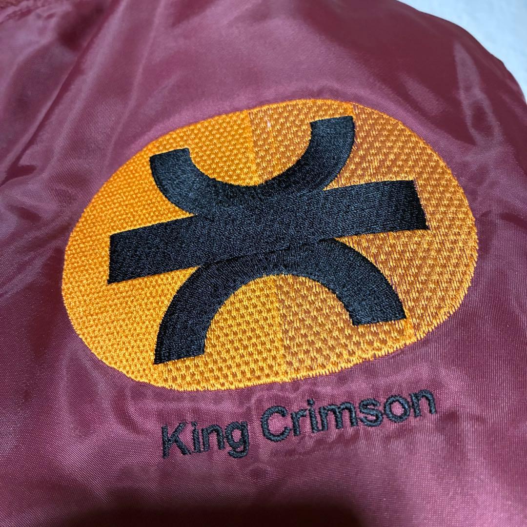 MA1 フライトジャケット キングクリムゾン　ロックバンド　Lサイズ