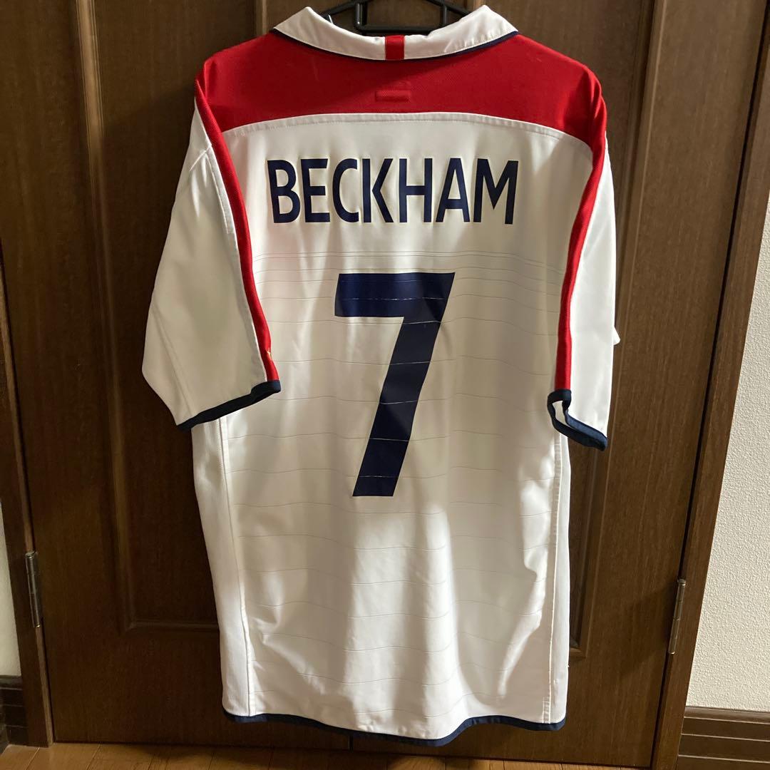 イングランド代表　ベッカム　03-05 ユニフォーム　柴田ひかり