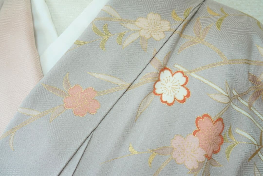 訪問着 4点フルセット a144 正絹　入学式　結婚式　七五三　お宮参り