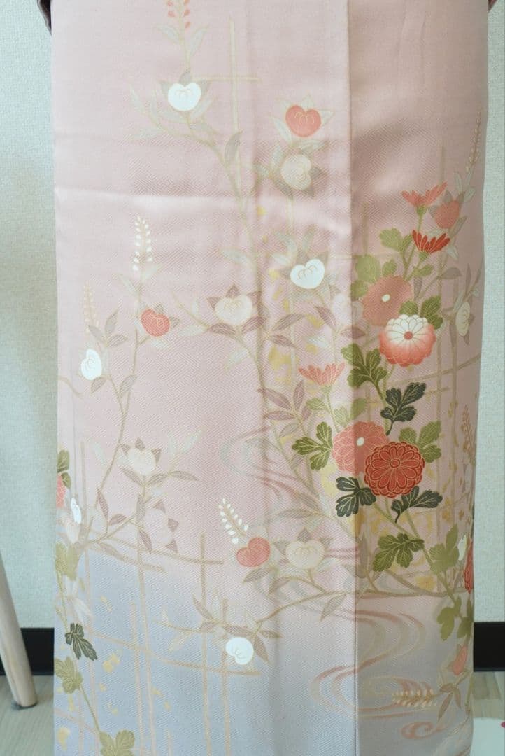 訪問着 4点フルセット a144 正絹　入学式　結婚式　七五三　お宮参り