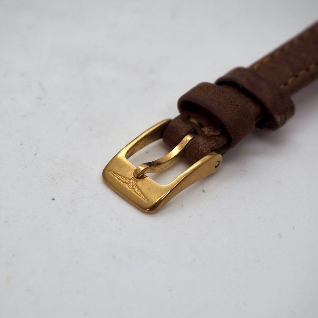 122 稼働 LONGINES 時計 ゴールド　レディース　箱付き　スクエア