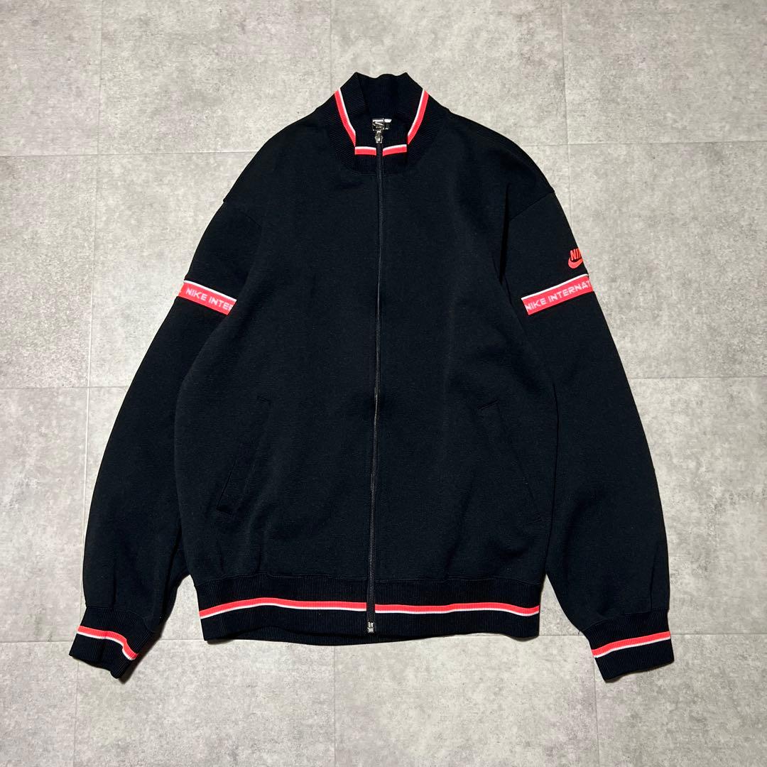 ナイキ　トラックジャケット　ペア　黒　ピンク　XLのみ　90s　オールド