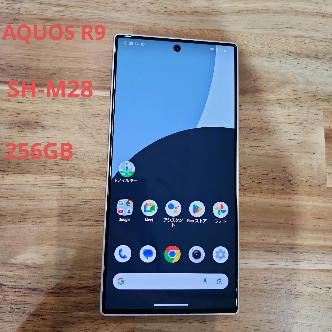 K1124 美品SIMフリー　AQUOS R9 SH-M28 256GB