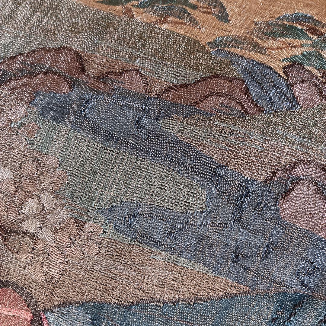 小紋　フルセット　着物　正絹　しつけ糸付き　草花　大人の洒落　普段着物　J7