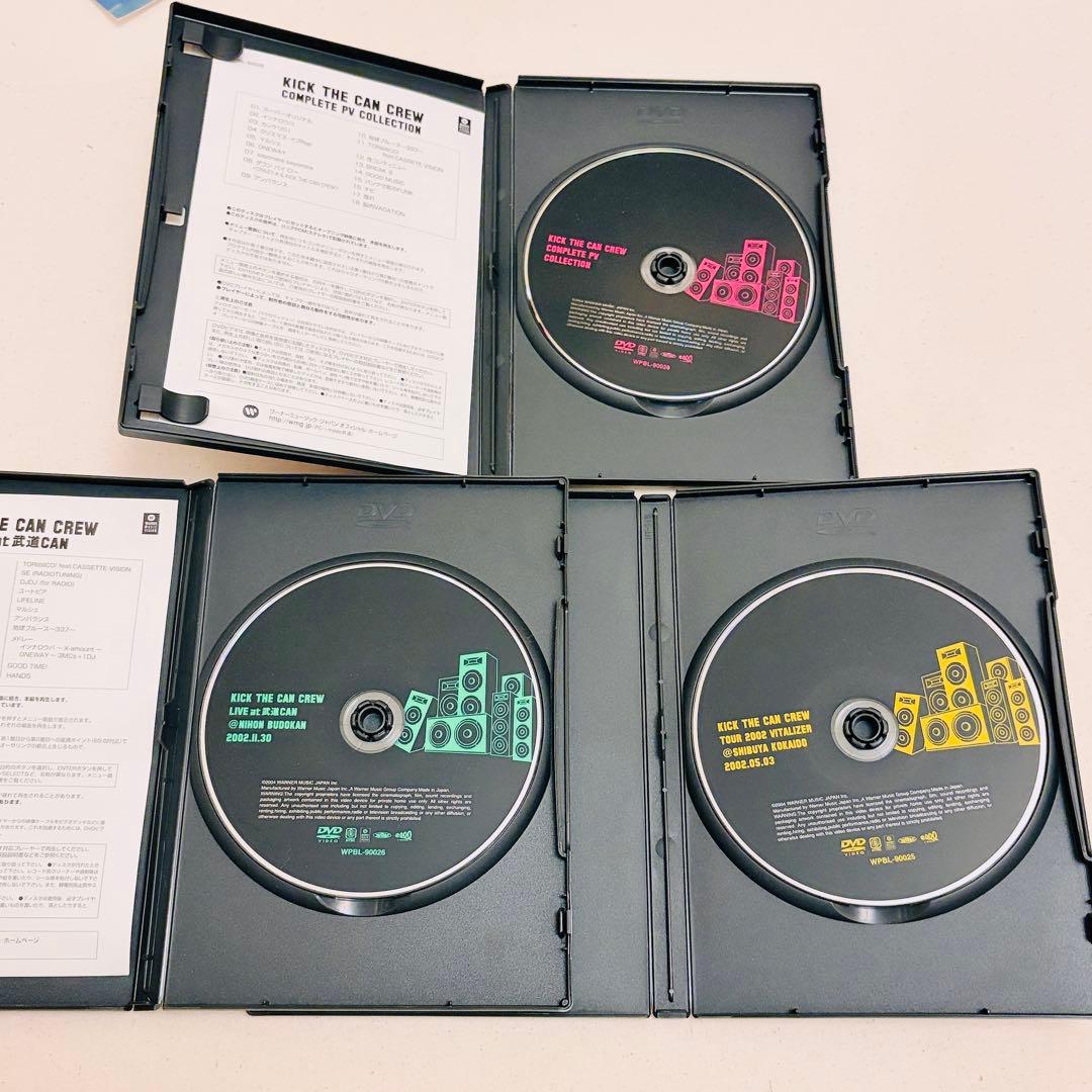 KICK THE CAN CREW DVD 3枚セット 武道館 ライブ